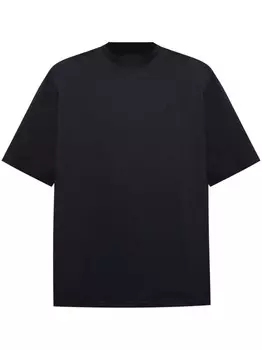 Вышитая футболка The Attico, черный