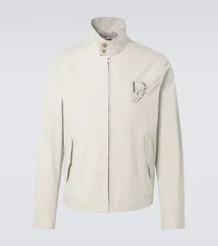 Вышитая хлопковая куртка DG Dolce&Gabbana, Medium Parchment