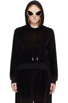 Вышитая худи Acne Studios, черный