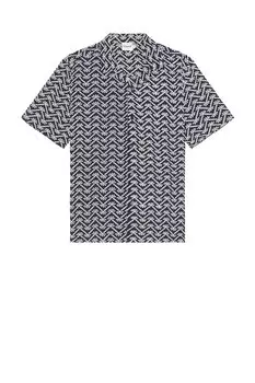 Вышитая кубинская рубашка Bound, синий