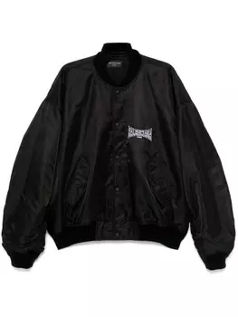 Вышитая куртка-бомбер Balenciaga, черный