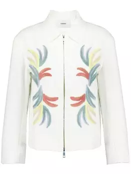 Вышитая куртка COMMAS, белый