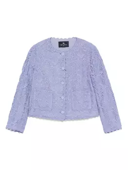 Вышитая куртка ETRO, фиолетовый