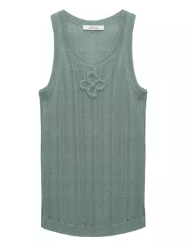 Вышитая майка Dorothee Schumacher, зеленый