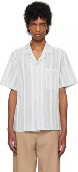 Вышитая полосатая рубашка LE17SEPTEMBRE