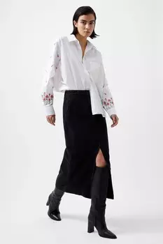 Вышитая Родосом рубашка French Connection, белый