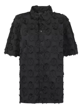Вышитая рубашка Daily Paper, черный
