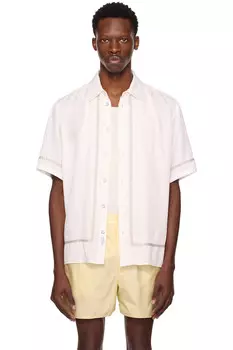 Вышитая рубашка Dalton Rag & Bone, белый