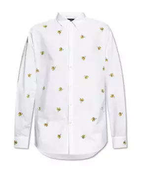 Вышитая рубашка Dsquared2, белый