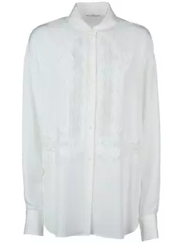 Вышитая рубашка Ermanno Scervino, белый