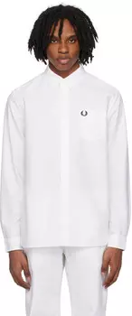 Вышитая рубашка Fred Perry, белый
