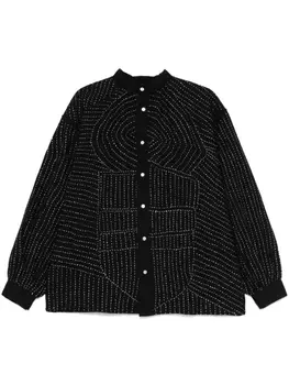 Вышитая рубашка Glass Cypress, черный