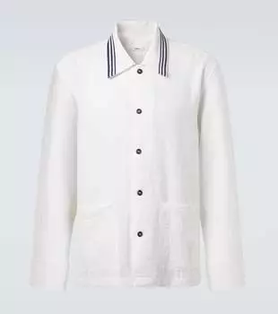 Вышитая рубашка-оверсайз Commas, белый