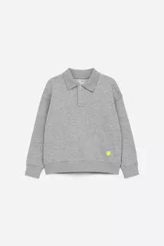 Вышитая рубашка поло Arket, серый