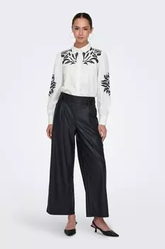 Вышитая рубашка с длинным рукавом Jdy, белый