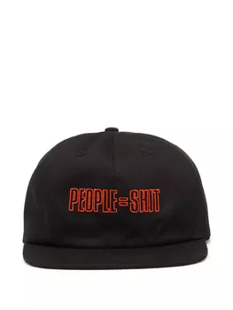 Вышитая шапка Pleasures, черный