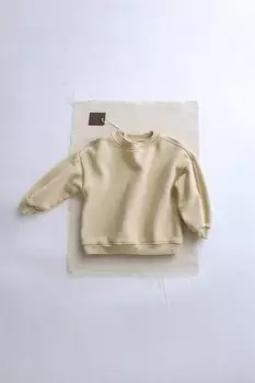Вышитая толстовка ZARA, охра