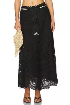 Вышитая юбка Rhiannon Zimmermann, black