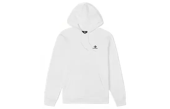 Вышитая звезда шеврон толстовка мужская белая Converse, белый