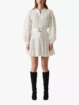 Вышитое платье broderie anglaise James Lakeland, белый