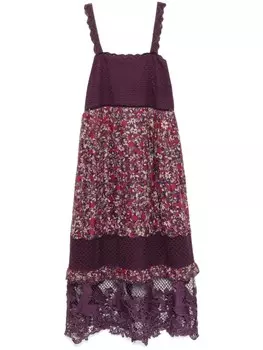 Вышитое платье Chelsea Garden FARM Rio, фиолетовый