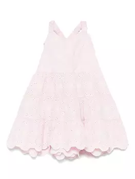 Вышитое платье Miss Grant Kids, розовый