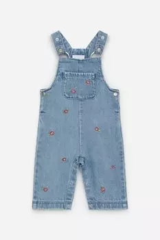 Вышитые джинсовые комбинезоны Arket, голубой