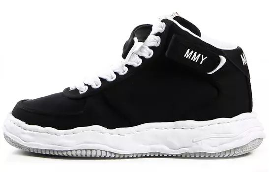Вышитые кроссовки Maison Hi-top с логотипом Mihara Yasuhiro