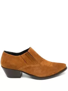 Вышитые мокасины Needles, коричневый