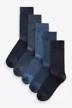 Вышитые прочные свежие носки Next, синий