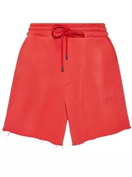 Вышитые спортивные шорты AMIRI, красный