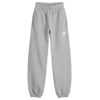 Вышитые спортивные штаны. Off-White, серый