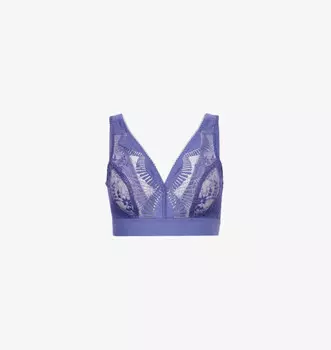 Вышитый бюстгальтер-бралетт Sensu из эластичного кружева без косточек Wacoal, мультиколор