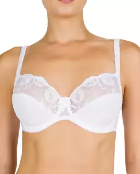 Вышитый бюстгальтер с косточками Conturelle, белый