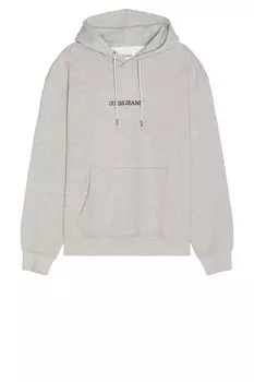 Вышитый худи Guess Jeans, medium grey heather