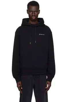 Вышитый худи Jacquemus, черный