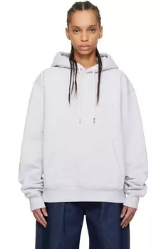 Вышитый худи Jacquemus, серый