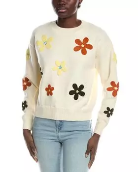 Вышитый кардиган Gracia, белый