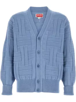 Вышитый кардиган Kenzo, синий