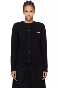 Вышитый кардиган We11Done, черный