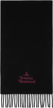 Вышитый шарф Vivienne Westwood, черный