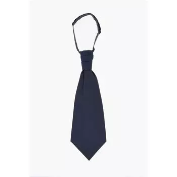 Вышитый шелковый галстук-аскот Corneliani, синий