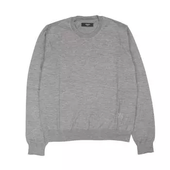 Вышитый свитер Amiri Ma Crew - серый