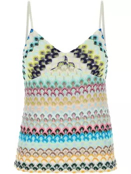 Вышитый топ Missoni, нейтральный