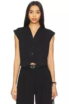 Вышитый жилет Fiorucci, black