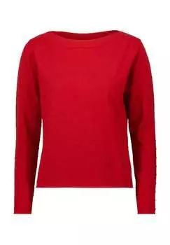 Вышивка на свитере Zero, красный