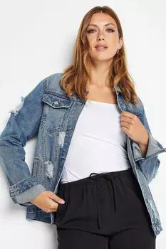 Высокая джинсовая куртка Long Tall Sally, синий