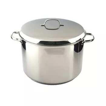 Высокая кастрюля Рисс Кристалл с крышкой 16см нержавеющая сталь Riess