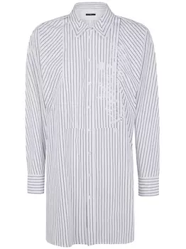 Высокая полосатая рубашка High, белый