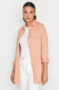 Высокая рубашка с потертостями Long Tall Sally, розовый